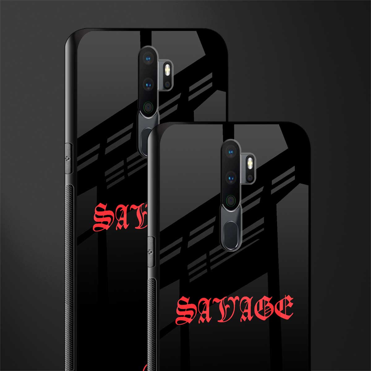 savage glass case for oppo a9 2020 image-2