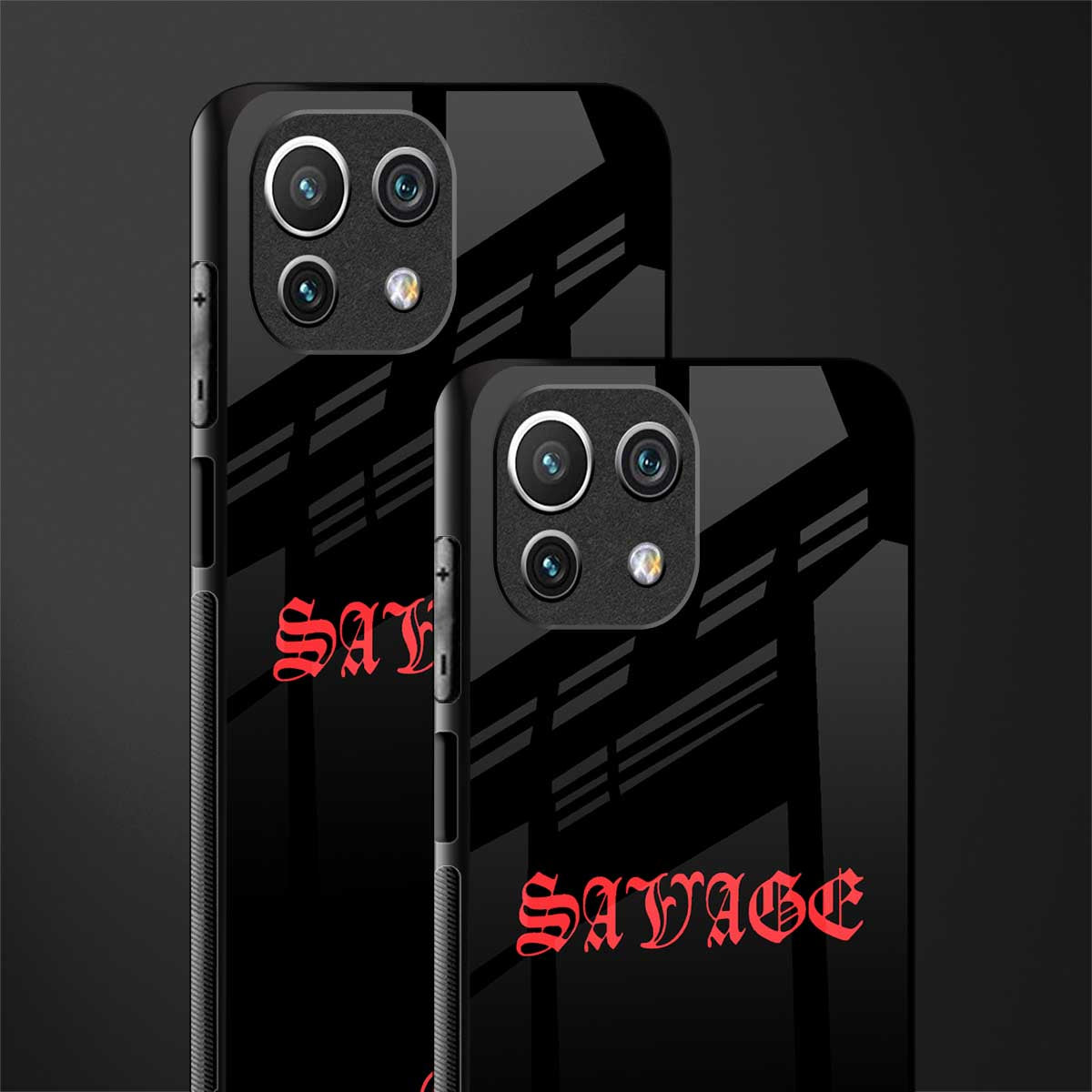 savage glass case for mi 11 lite image-2