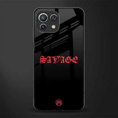 savage glass case for mi 11 lite image