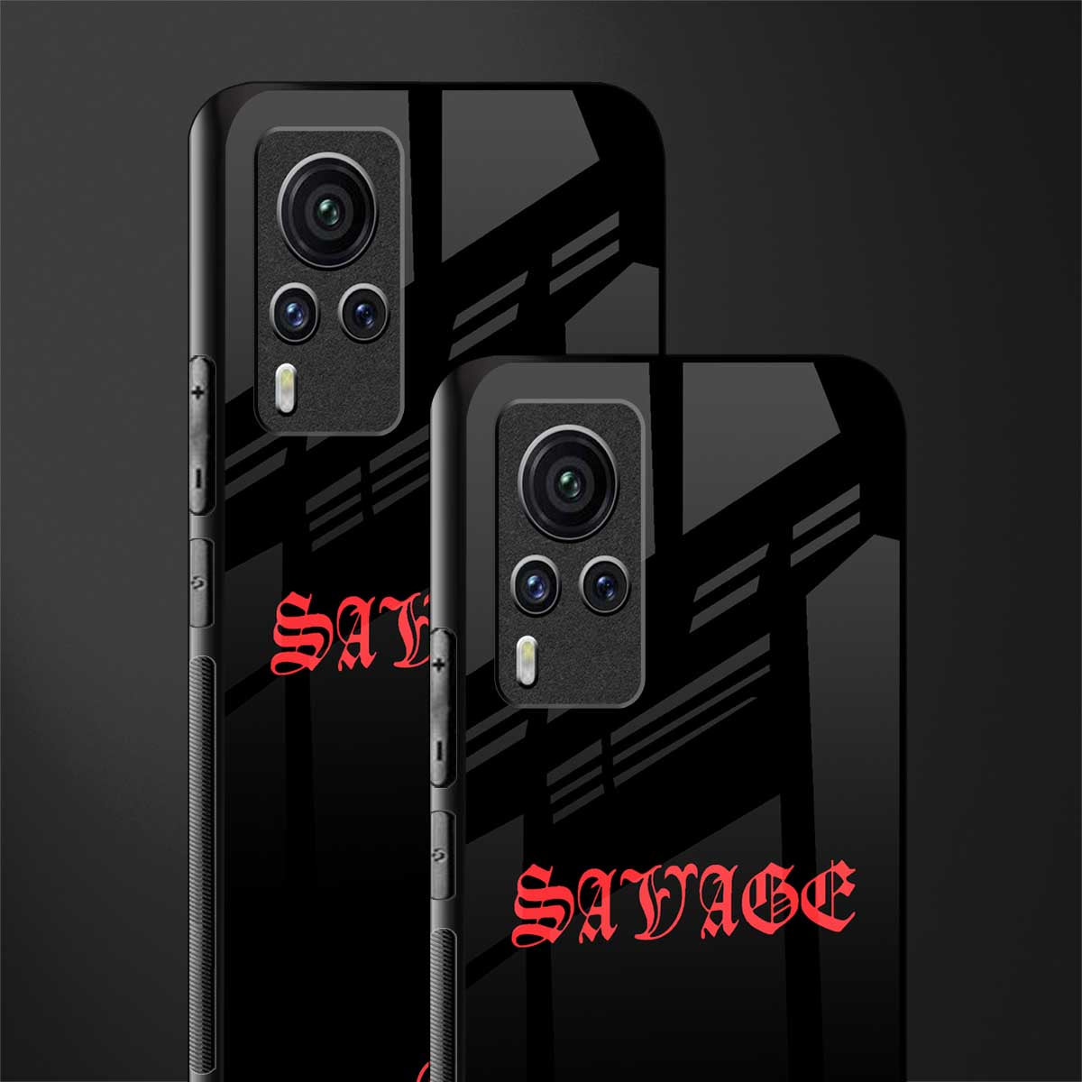 savage glass case for vivo x60 pro image-2