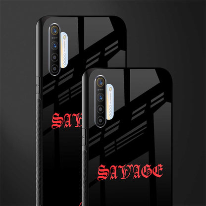 savage glass case for realme xt image-2