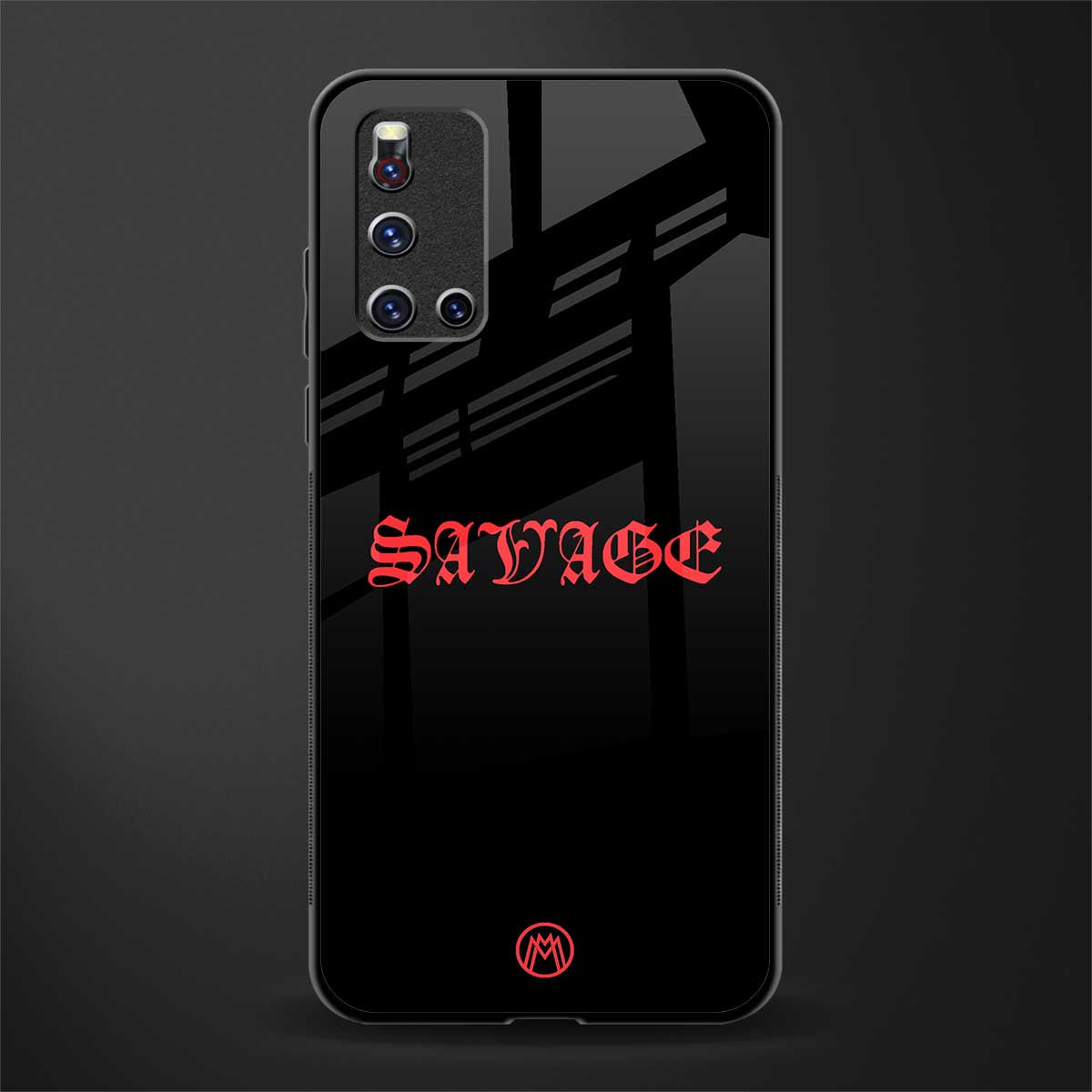 savage glass case for vivo v19 image