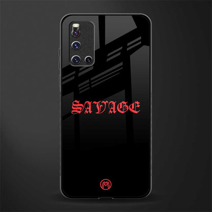 savage glass case for vivo v19 image