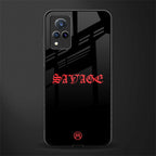 savage glass case for vivo v21 5g image