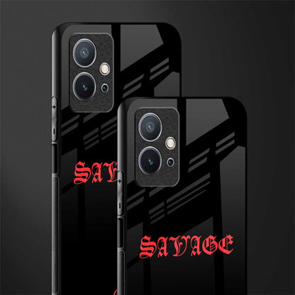 savage glass case for vivo t1 5g image-2