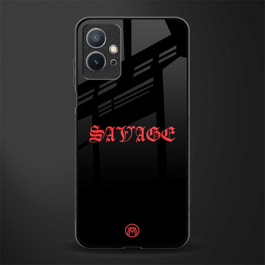 savage glass case for vivo t1 5g image