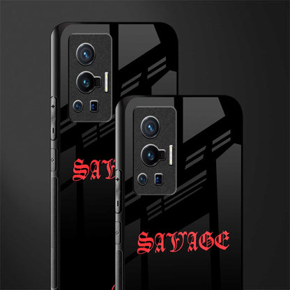 savage glass case for vivo x70 pro image-2