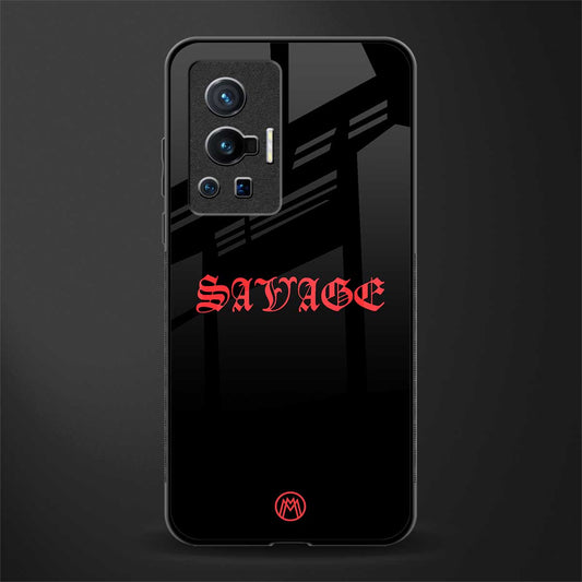 savage glass case for vivo x70 pro image