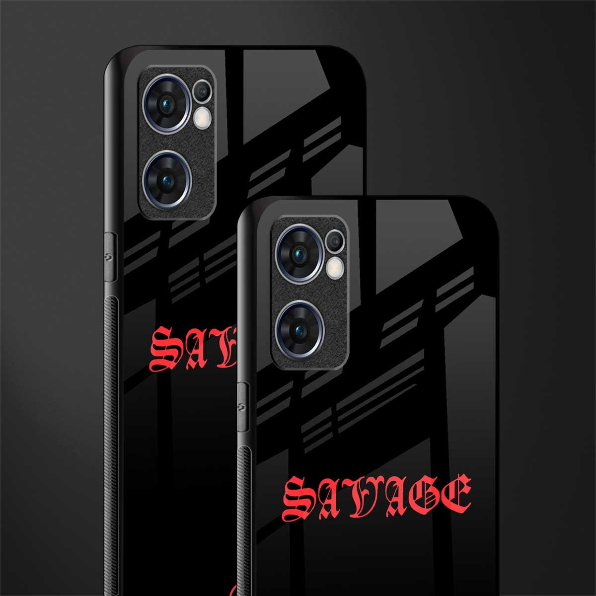 savage glass case for oppo reno7 5g image-2