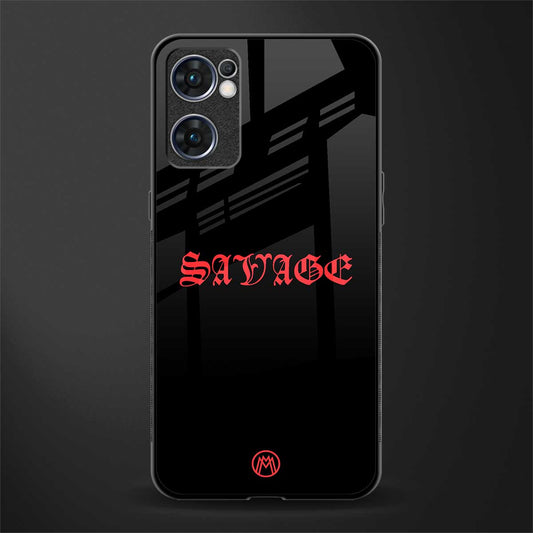 savage glass case for oppo reno7 5g image
