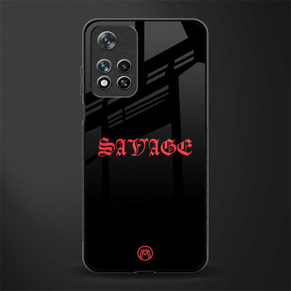 savage glass case for xiaomi 11i 5g image