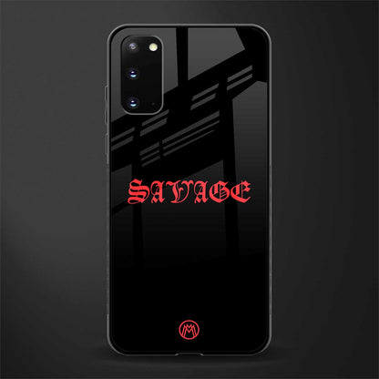 savage glass case for samsung galaxy s20 image