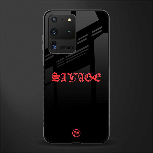 savage glass case for samsung galaxy s20 ultra image