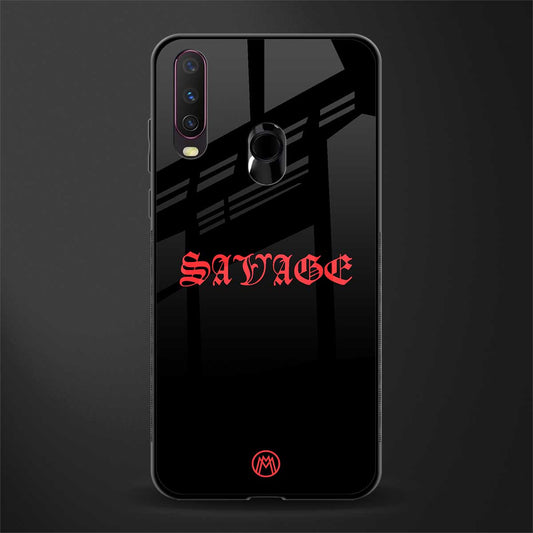 savage glass case for vivo y17 image