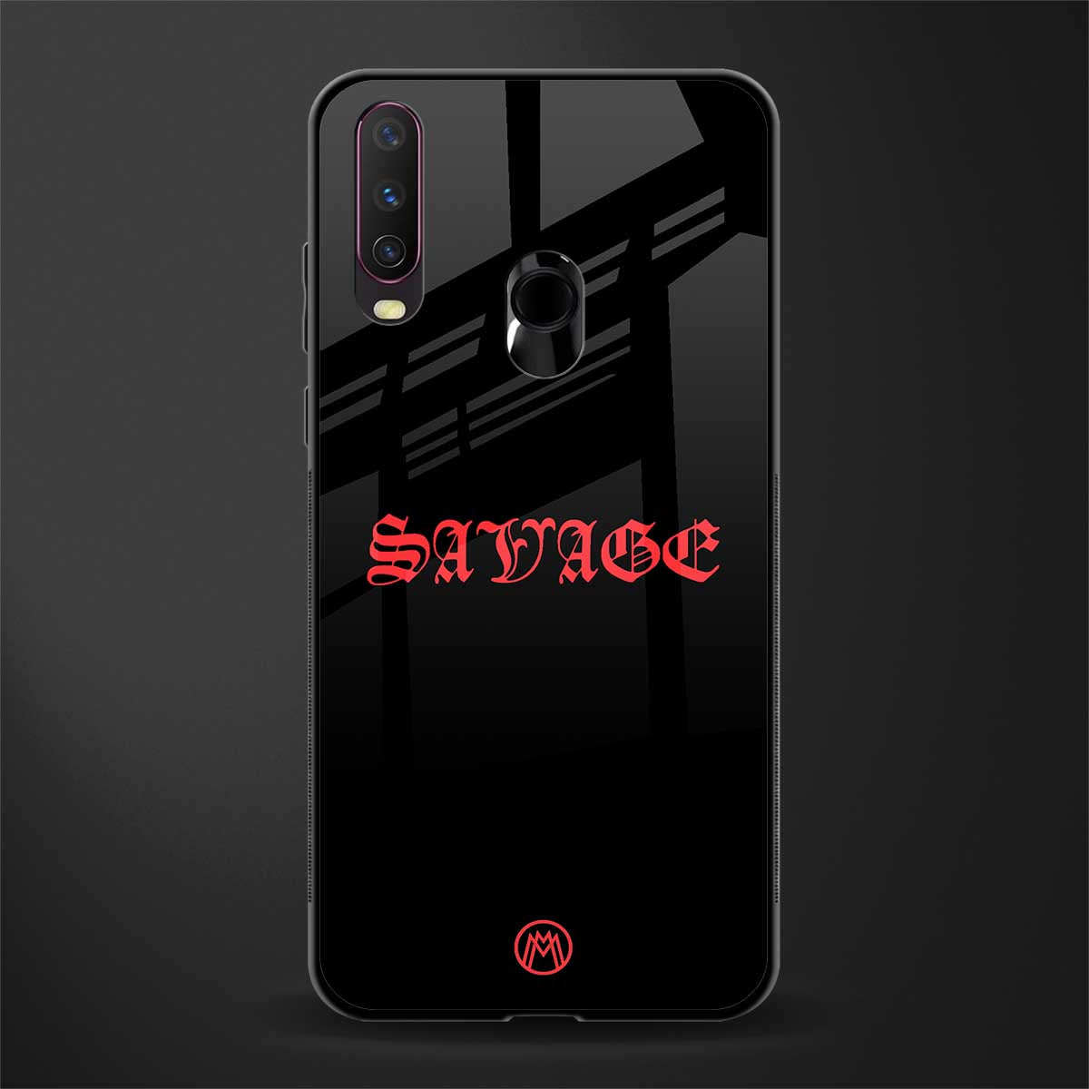 savage glass case for vivo y12 image