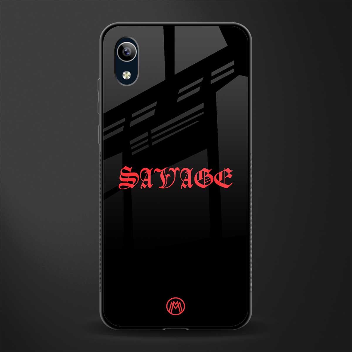 savage glass case for vivo y1s without fingerprint image