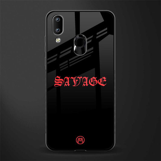 savage glass case for vivo y93 image