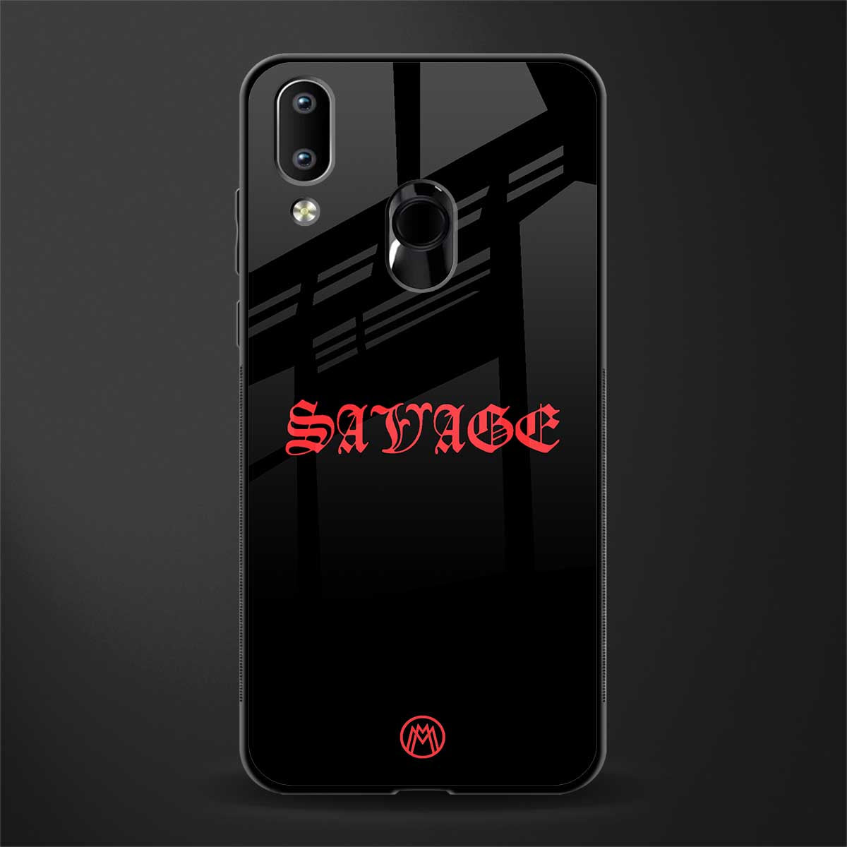 savage glass case for vivo y91 image