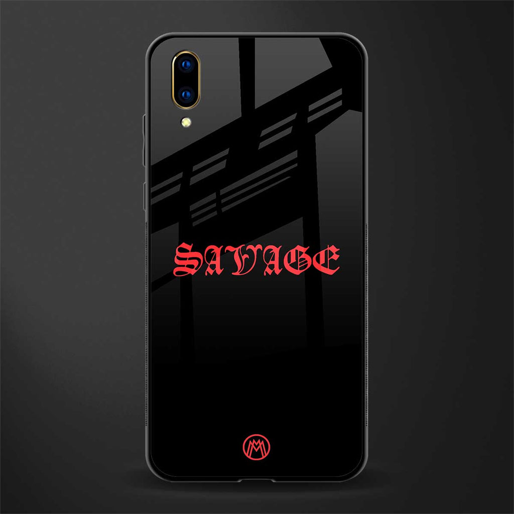 savage glass case for vivo v11 pro image