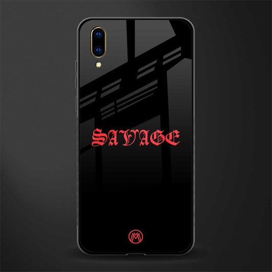 savage glass case for vivo v11 pro image