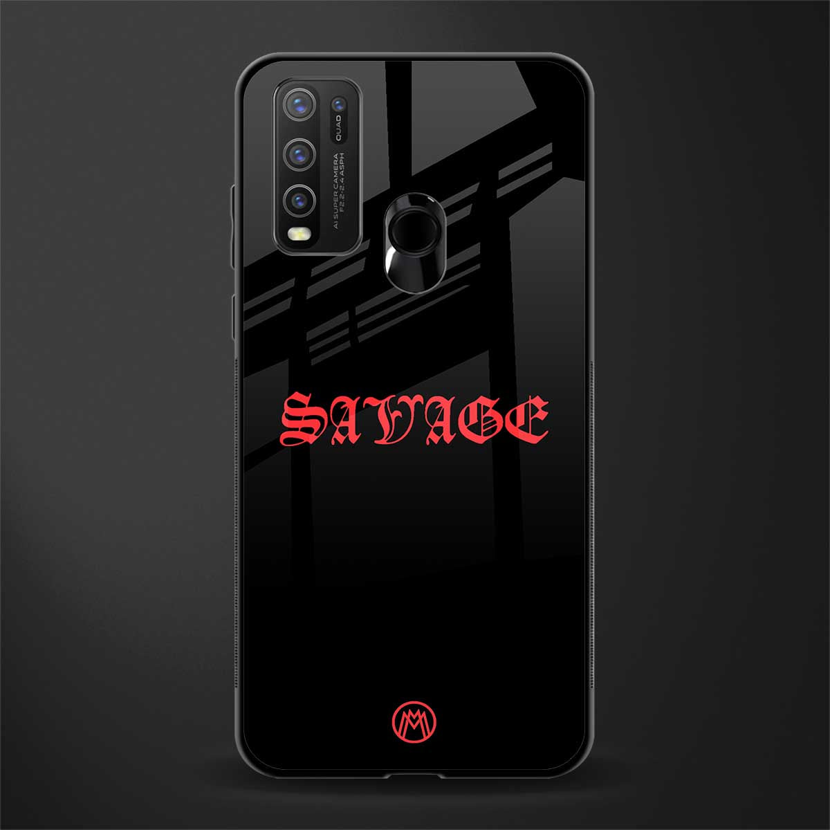 savage glass case for vivo y30 image