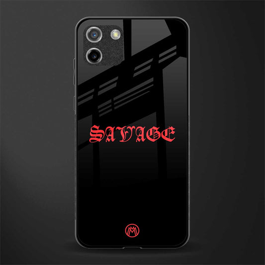 savage glass case for realme c11 image