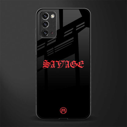 savage glass case for samsung galaxy note 20 image