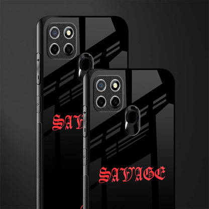 savage glass case for realme narzo 20 image-2