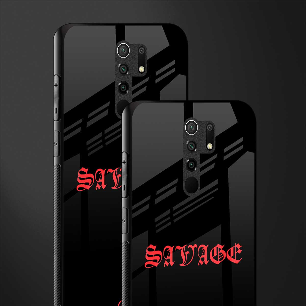 savage glass case for redmi 9 prime image-2