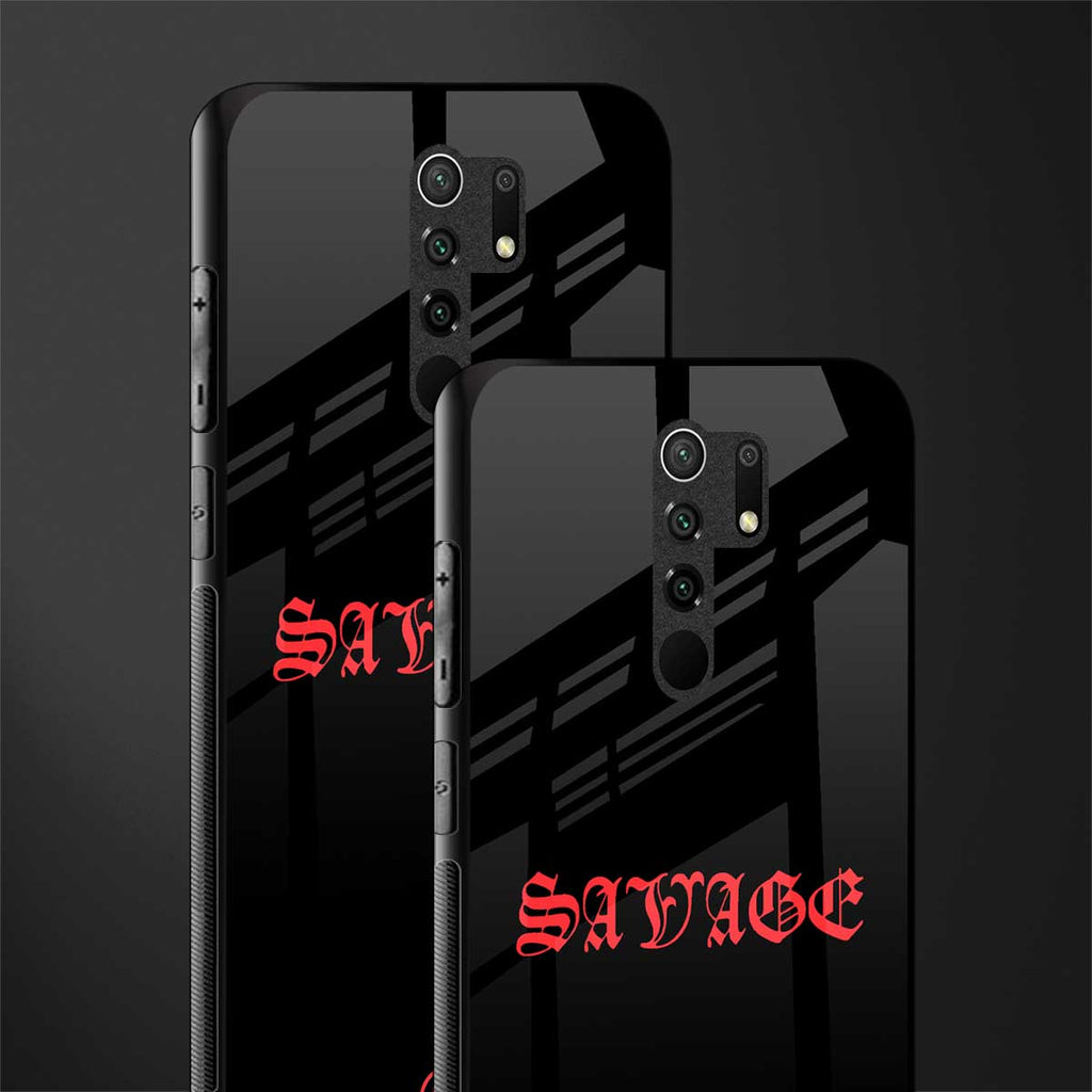 savage glass case for poco m2 image-2