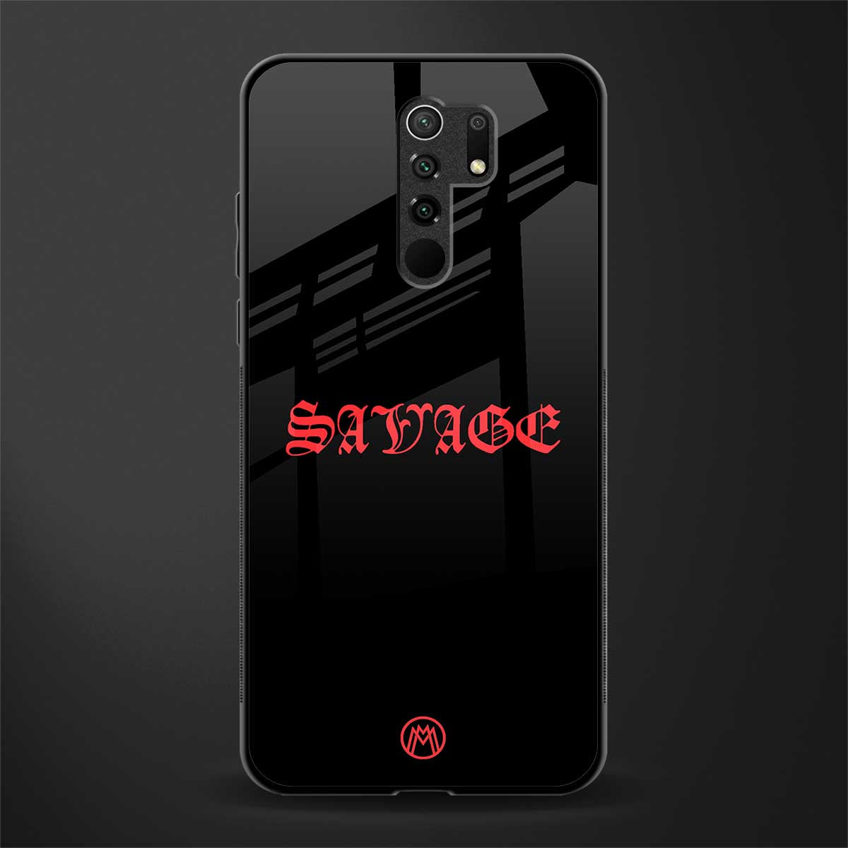 savage glass case for redmi 9 prime image