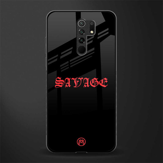 savage glass case for poco m2 reloaded image