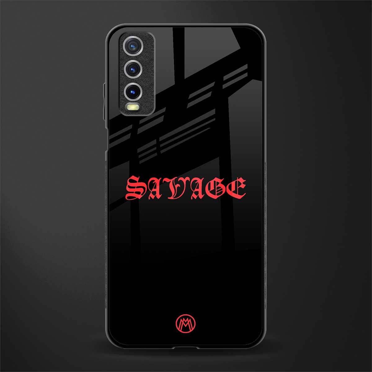 savage glass case for vivo y20 image