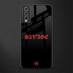 savage glass case for vivo y20i vivo y20t image