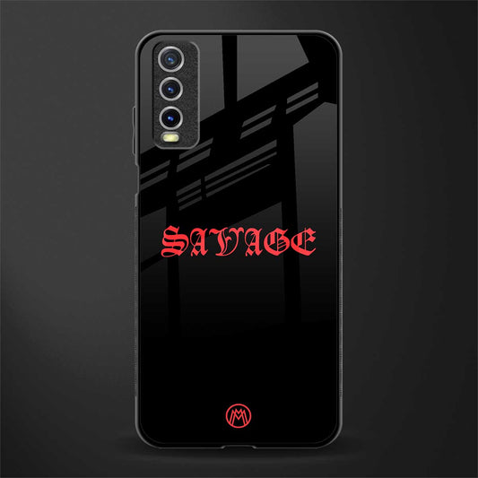 savage glass case for vivo y20i vivo y20t image