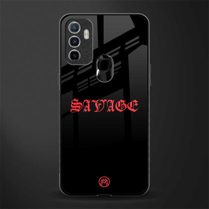 savage glass case for oppo a53 image