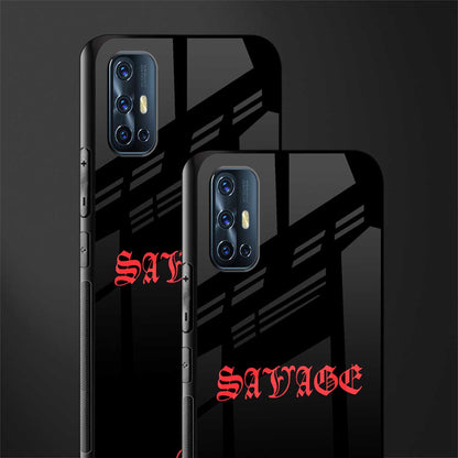 savage glass case for vivo v17 image-2