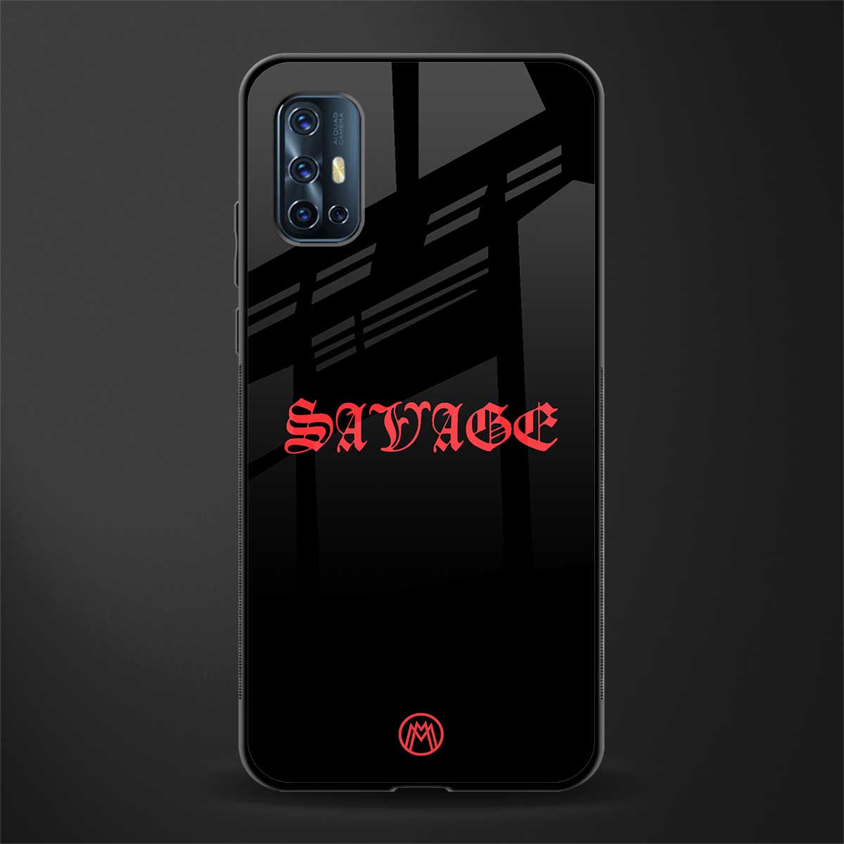 savage glass case for vivo v17 image