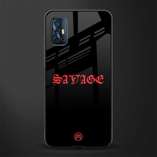 savage glass case for vivo v17 image