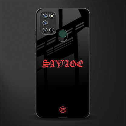 savage glass case for realme 7i image