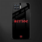savage glass case for oppo f17 image