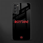 savage glass case for samsung galaxy s20 fe image