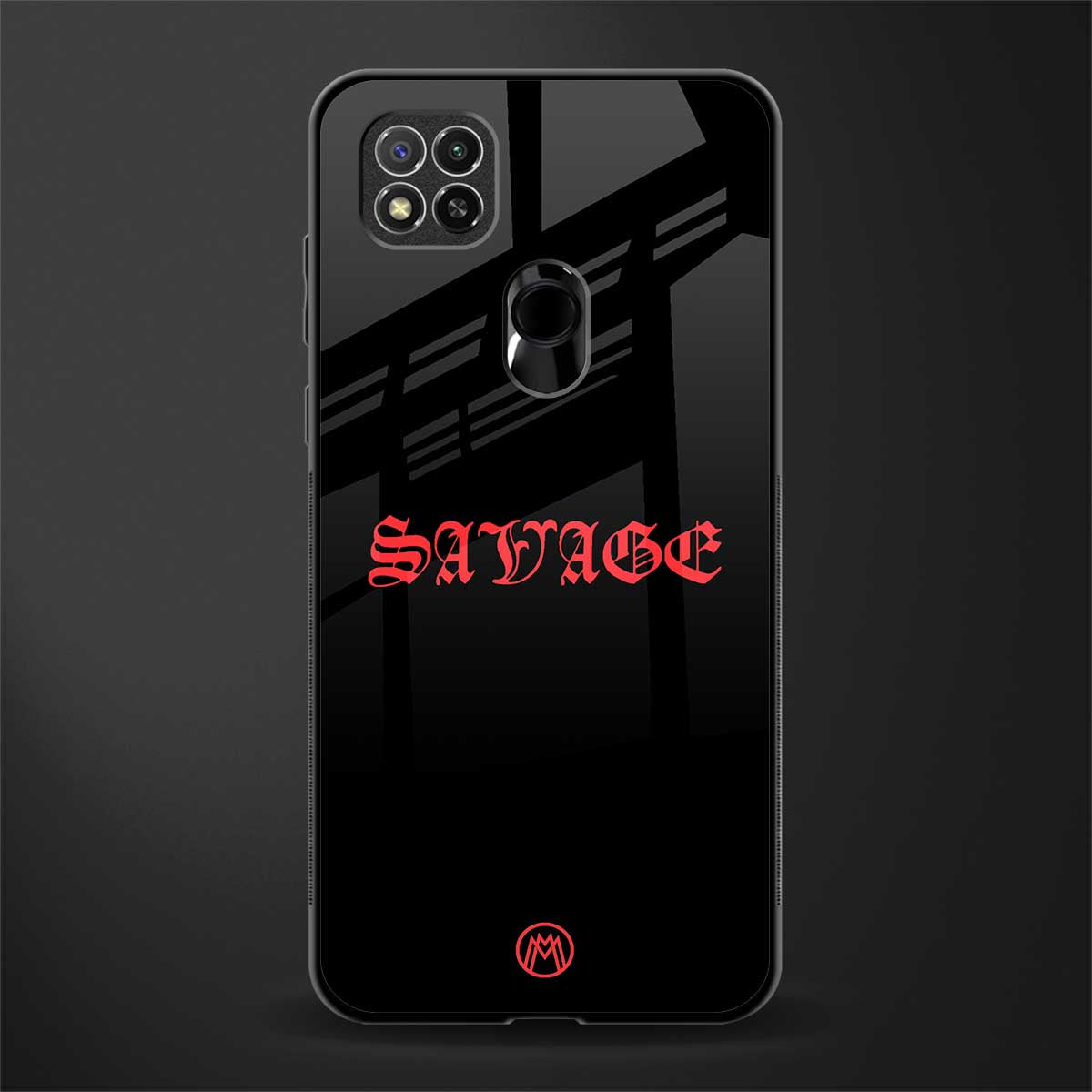 savage glass case for redmi 9 activ image