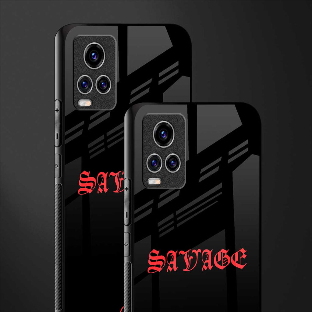 savage glass case for vivo v20 pro image-2