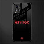 savage glass case for vivo v20 pro image