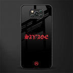 savage glass case for poco x3 image