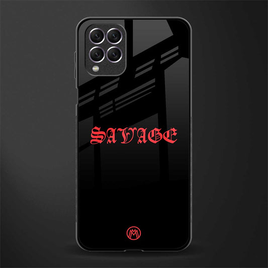 savage glass case for samsung galaxy f62 image