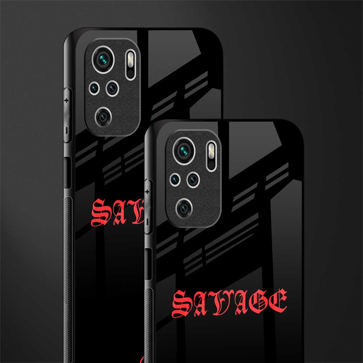 savage glass case for redmi note 10 image-2
