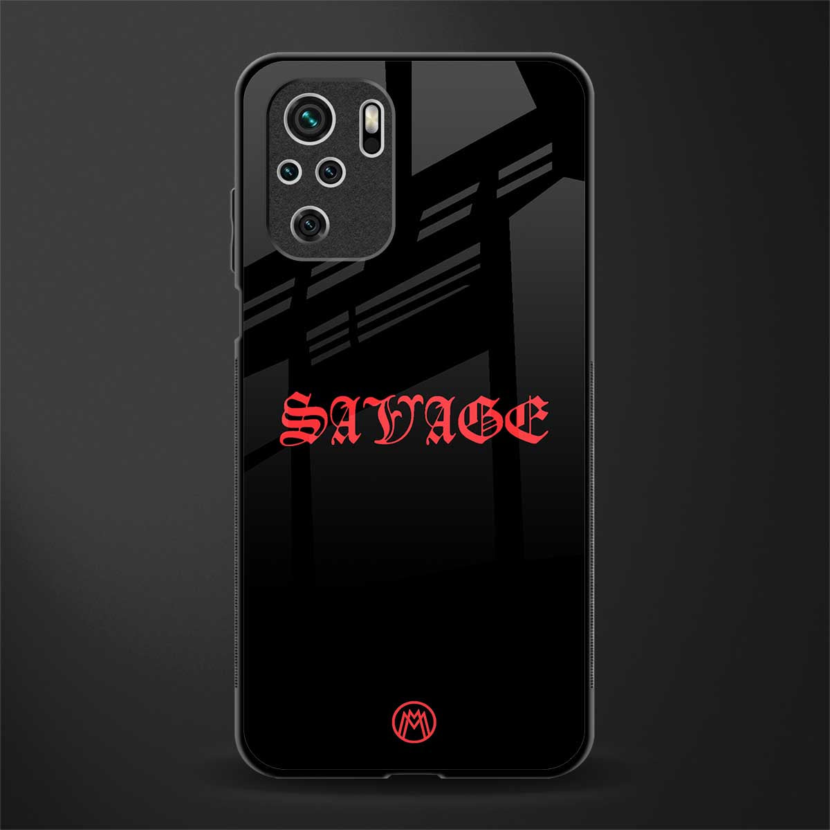 savage glass case for redmi note 10 image