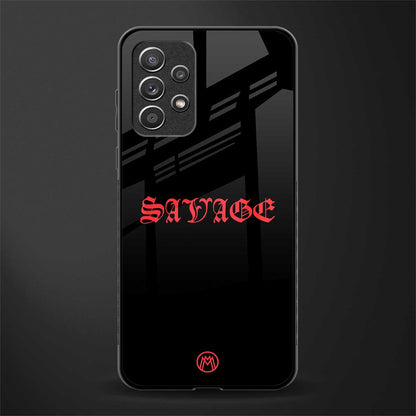 savage glass case for samsung galaxy a52 image